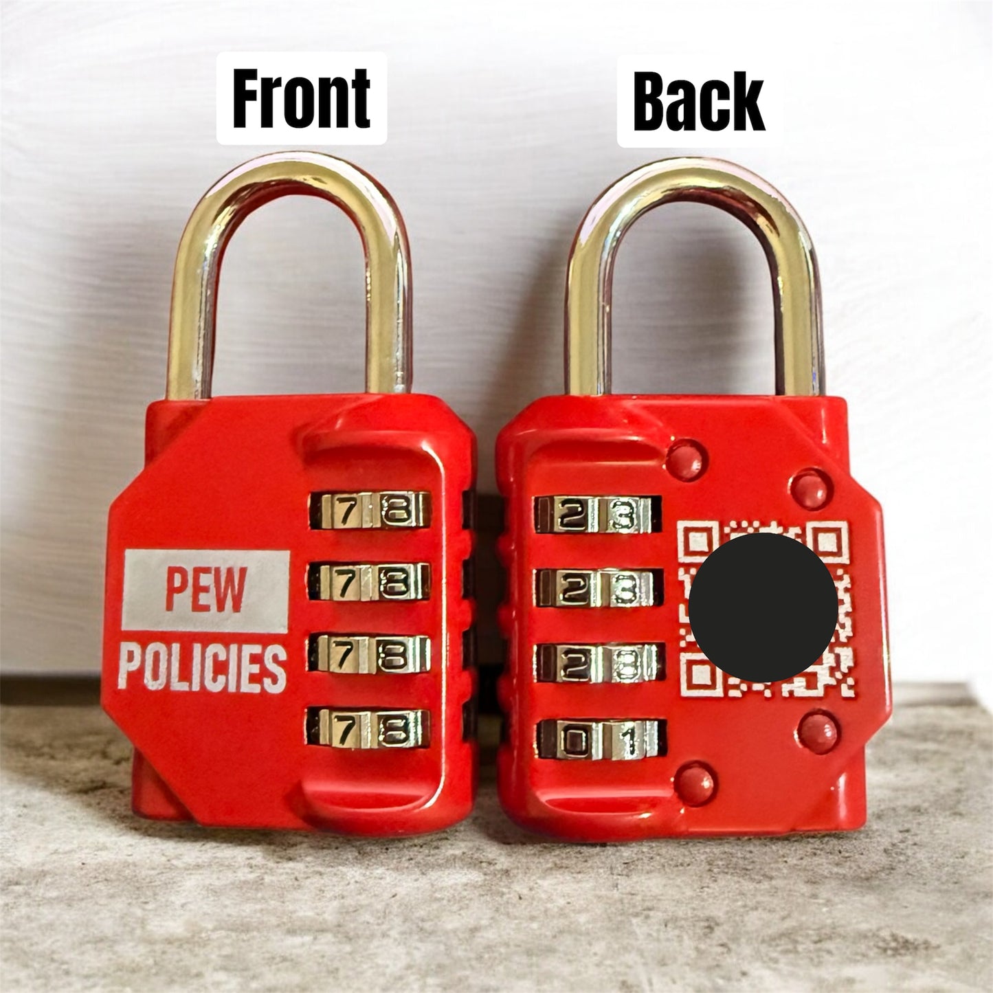 SINGLE PEW POLICIES LOCK