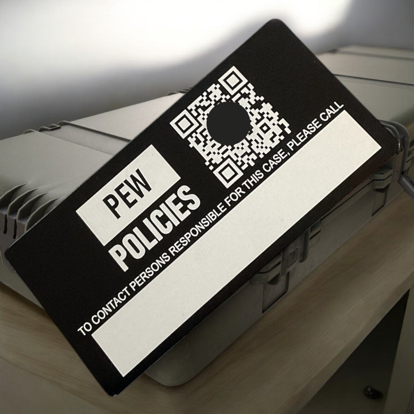 HARD CASE TAG (single)